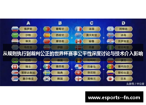 从规则执行到裁判公正的世界杯赛事公平性深度讨论与技术介入影响